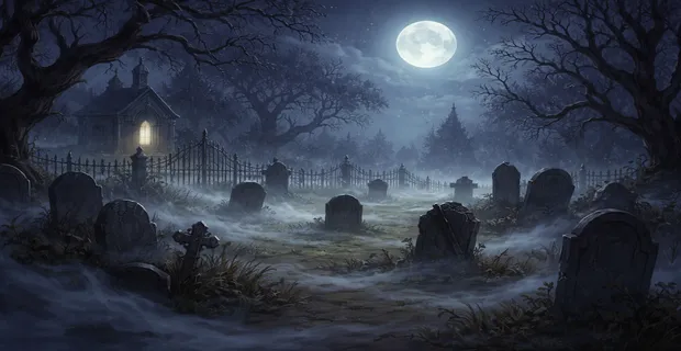 haunted graveyard