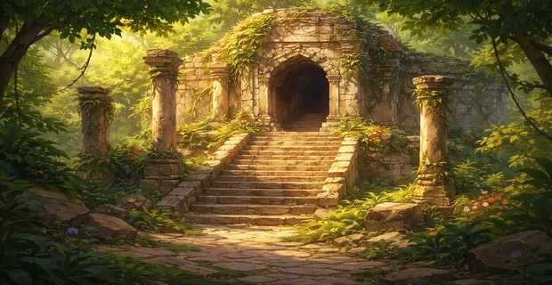 ancient temple ruins