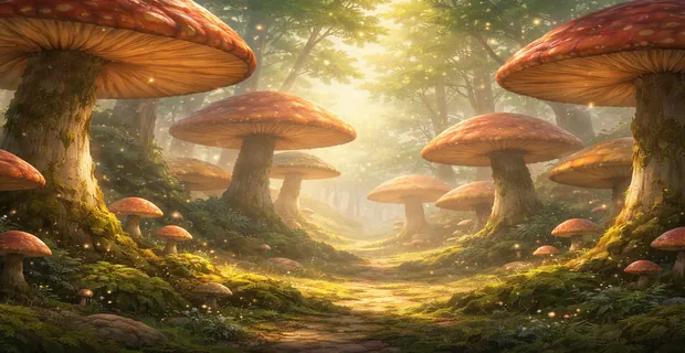 mushroom forest